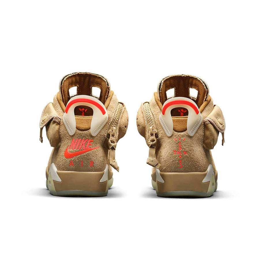 Air Jordan 6 x Travis Scott 'British Khaki'